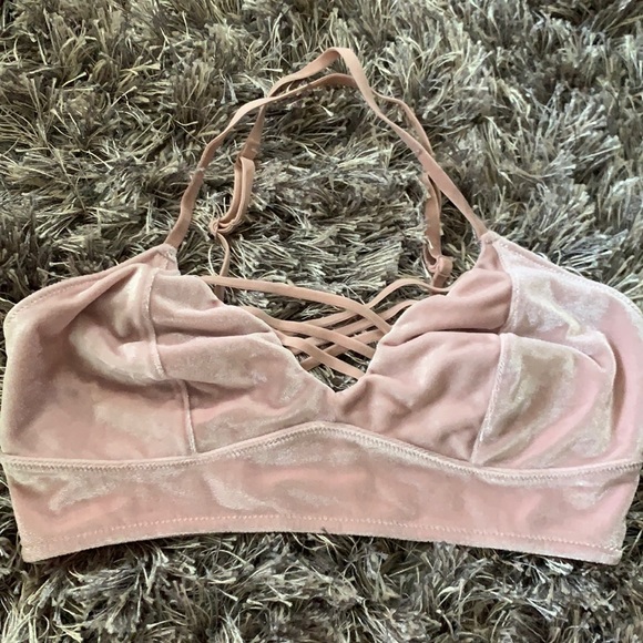 Xhilaration Other - Pink velvet bralette